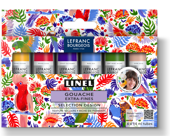 Peinture vinylique Flashe Lefranc Bourgeois 6x20 ml Peinture vinylique Flashe Lefranc Bourgeois 6x20 ml